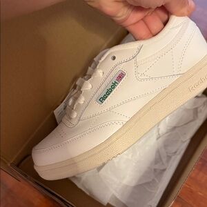 Reebok Kids Cream Sneakers